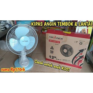 Advance DF-1201 Kipas Angin 12inchi Kipas Angin Meja Dinding 2in1 Kipas Duduk Dan Gantung Desk Wall FaN