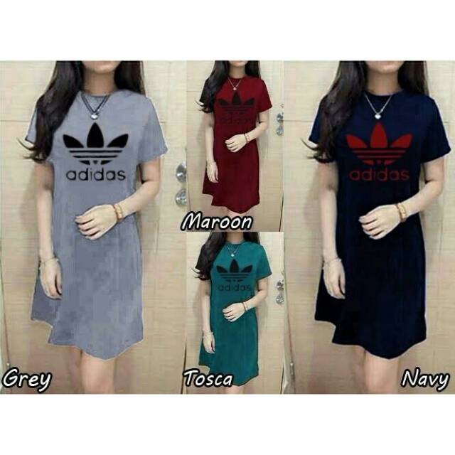 Dress Wanita Adidas / Dress Tshirt Wanita / EN