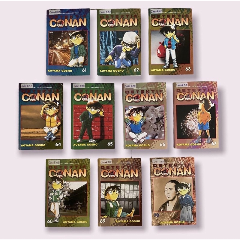 Komik Detektif Conan Vol 61-70 full set