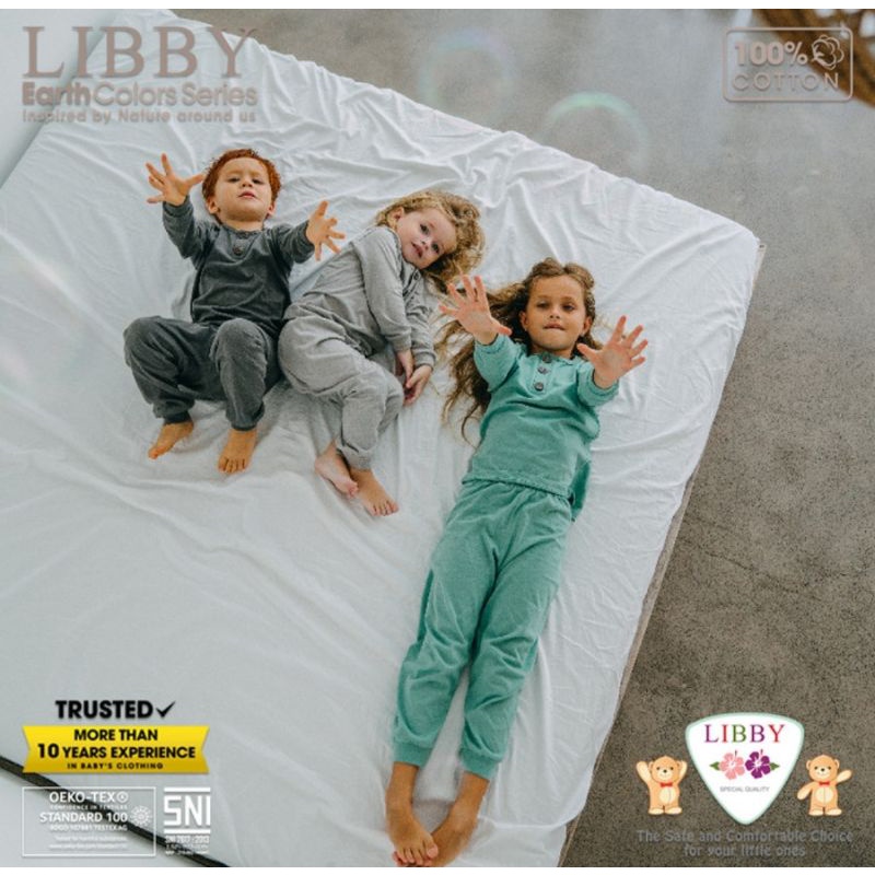 Libby Earth Colors Series 2 Setelan Baju Lengan Panjang Celana Panjang