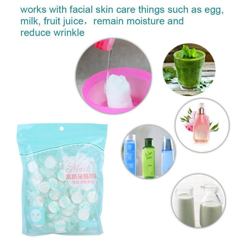 DIY COMPRESSED PAPER SHEET MASK/ TABLET MASK/ MASKER PERMEN