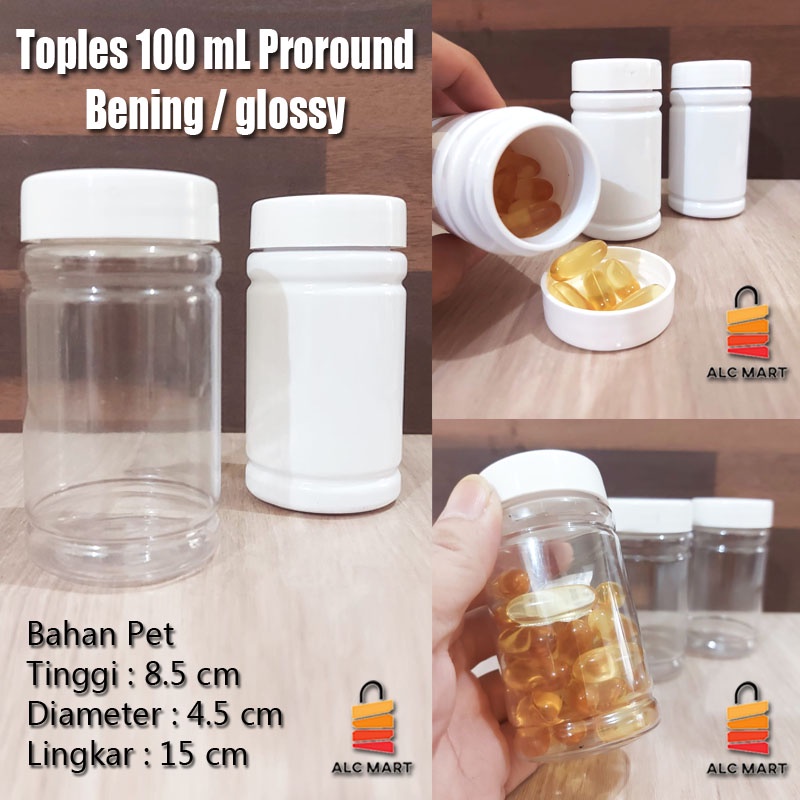 TOPLES 100ML / TOPLES MINI 100ML / BOTOL 100ML / TOPLES PROROUND 100ML / BOTOL KAPSUL