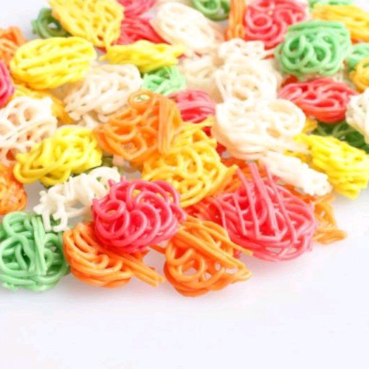 

Kerupuk Bawang 500 gram MAWAR MINI ANEKA WARNA