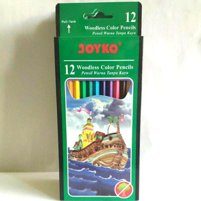 

WARNAPENSIL- PENSIL WARNA 12 PIECES JOYKO -PENSIL WARNA
