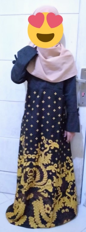 Gamis Batik Anak Usia 10-13th Couple Keluarga
