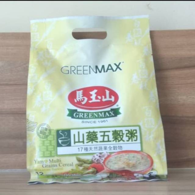 

GREENMAX Yam & Multi Grain Cereal 420gr