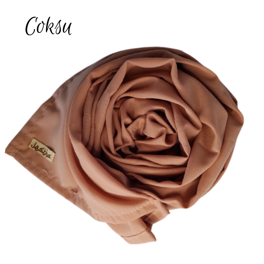 pasmina Wolfis Ukuran Panjang 200x75cm Jilbab Hijab Kerudung Pashmina jumbo premium-COKSU