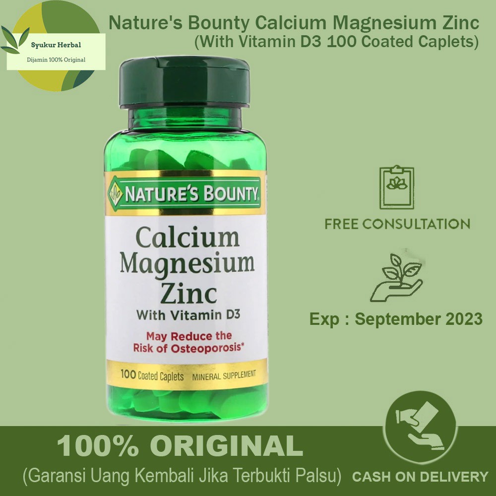 Natures bounty calcium magnesium