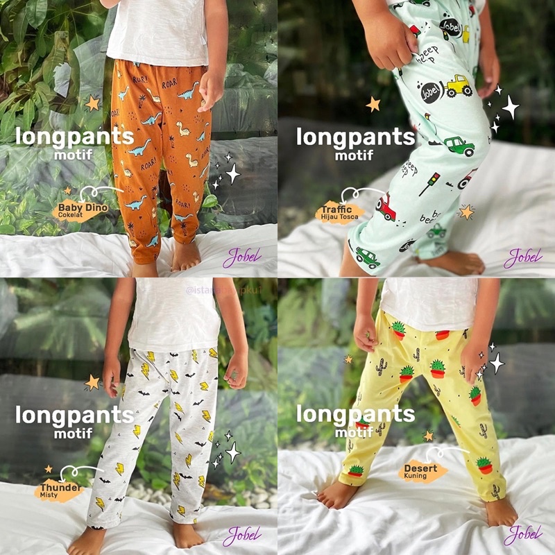 Kazel Jobel Longpants Motif Boy 0-5 Tahun - Celana Panjang