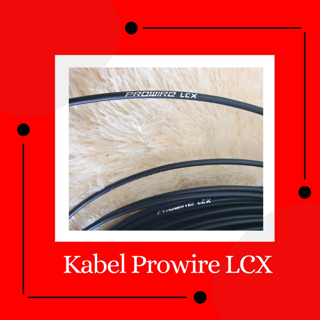 Kable Prowire Prowire LCX cable Housing Jagwire Kabel Outer Luar Shifter Hitam per Roll