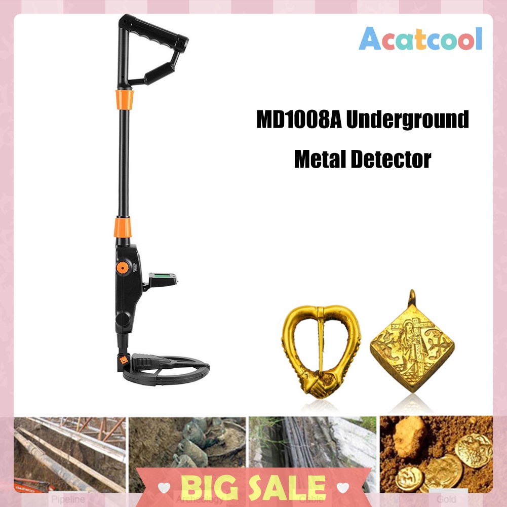 MD1008A Underground Metal Detector LCD Gold Jewelry Treasure Finders Seeker