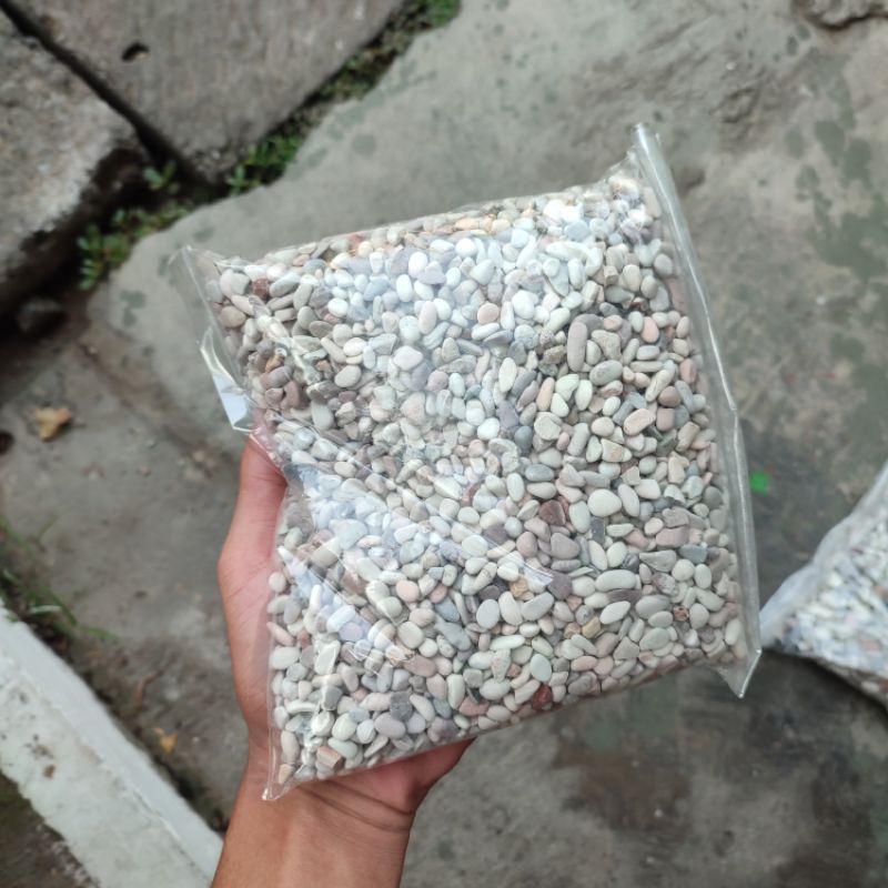 Topping Batu Alam Batu Hias Batu Aquarium 1Kg