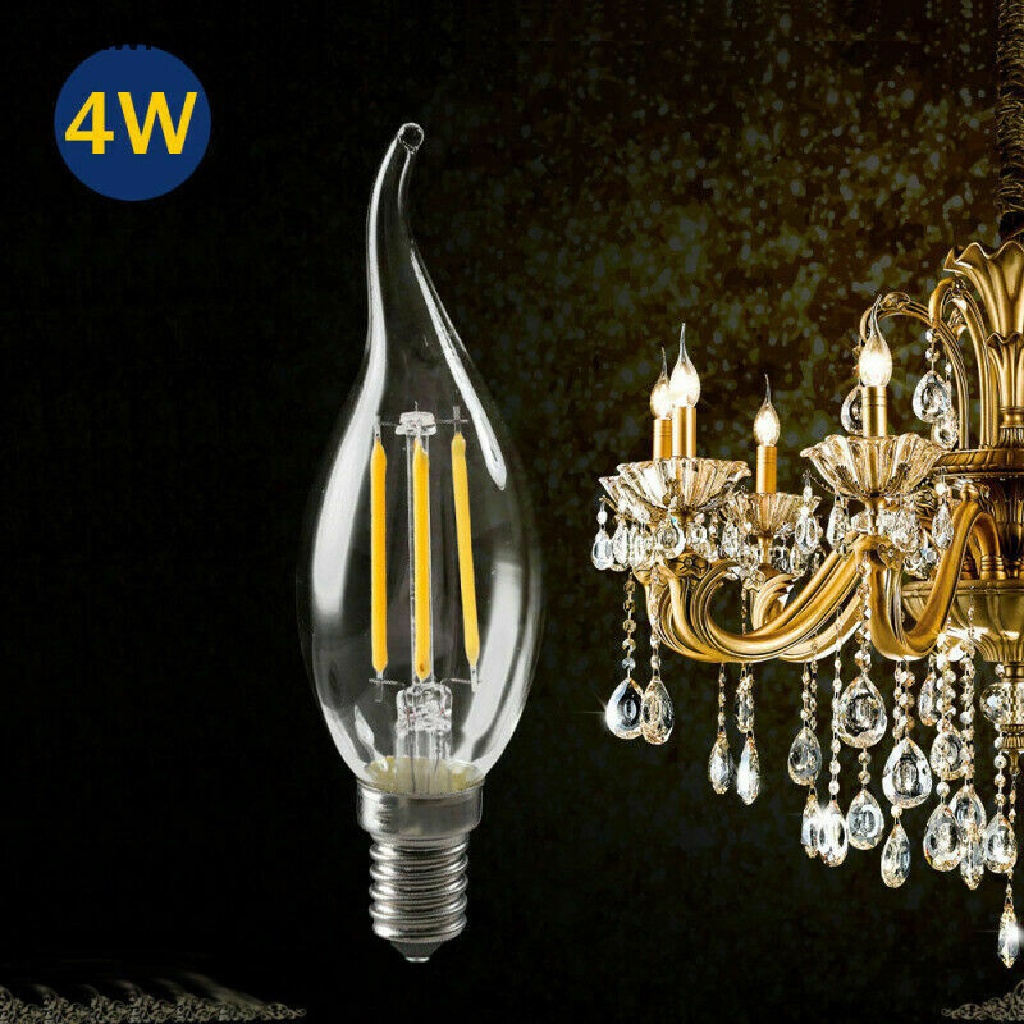 (adawnshbhyu) Bohlam Lampu Pijar E14 LED 2W 4W 6W 220V 240lm Model Retro