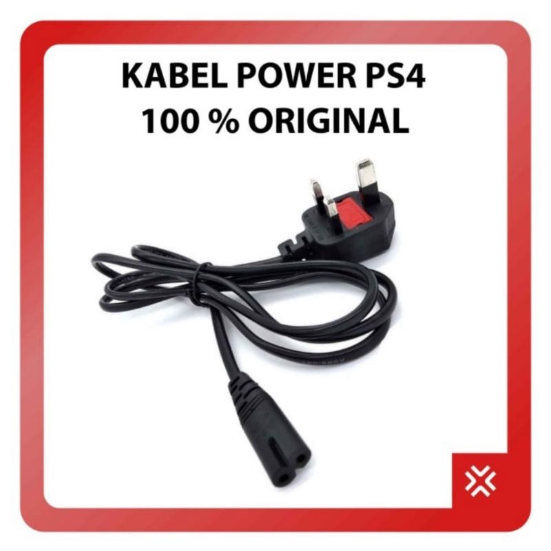 Kabel Power PS4 Support PS3 Slim/Super Slim PS4 Slim Original Sony Indonesia.