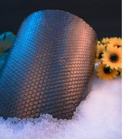 

♦ BUBBLE WRAP HITAM 62.5 CM x 50 M PLASTIK BUBLE WARP GELAP BUBLEWRAP ★
