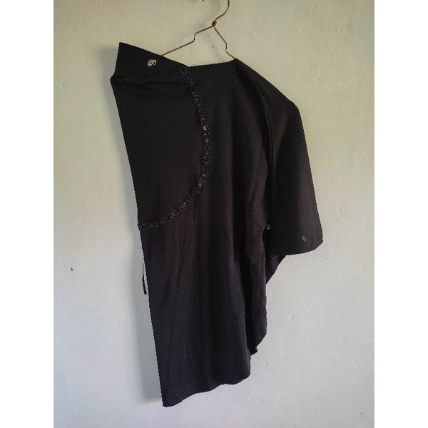 Kerudung Rabbani INNOVA 100% ORI warna Hitam M | Bekas