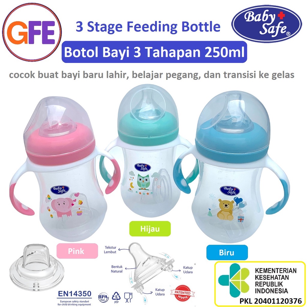 Jual Baby Safe Botol Susu Tahap Bayi Ml Bottle Stage Feeding