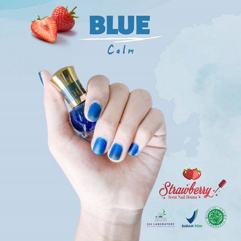 NAIL HENNA STRAWBERRY (NHS)-BLUE