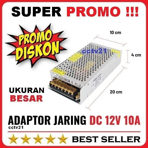 Power Supply Adaptor Swisching 12V 10A Original