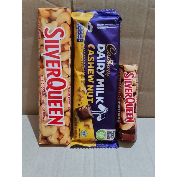 Jual Paket Coklat Silverqueen Delfi Van Houten Cadbury Diary Milk Shopee Indonesia