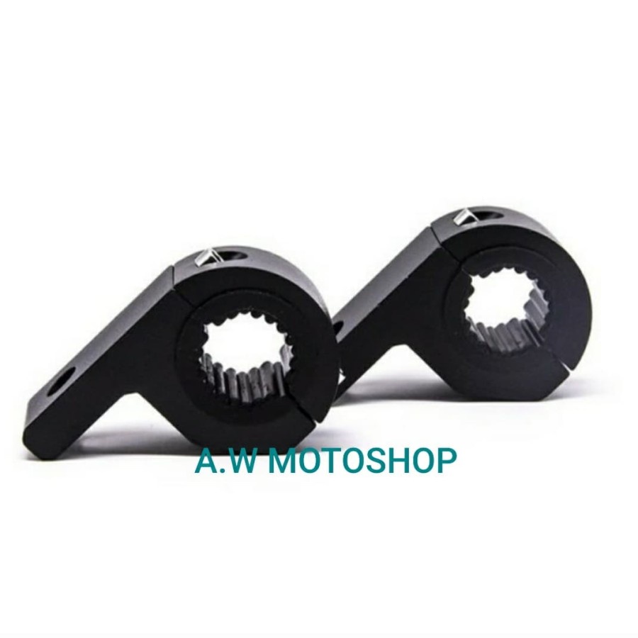 promo discount Crashbar Besi Dudukan Lampu Sorot Led Bracket Breket Klem Stang Motor Holder Stang Lampu Tembak universal bebek matic trail fatbar nmax xmax lexi aerox ninja satria fu byso m3 fino dll