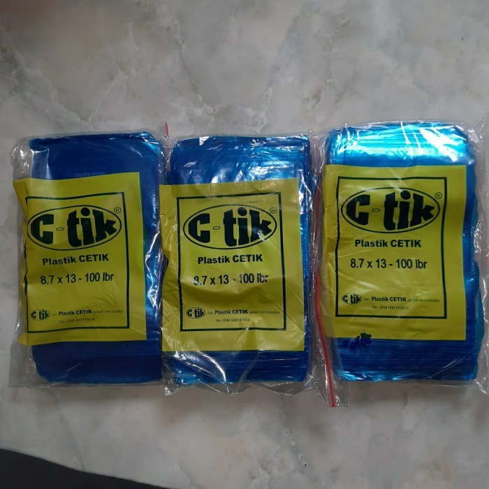 Plastik Klip 13 X 8,7 / Klip 13X8,7 / Plastik Obat 13 X 8,7 #98