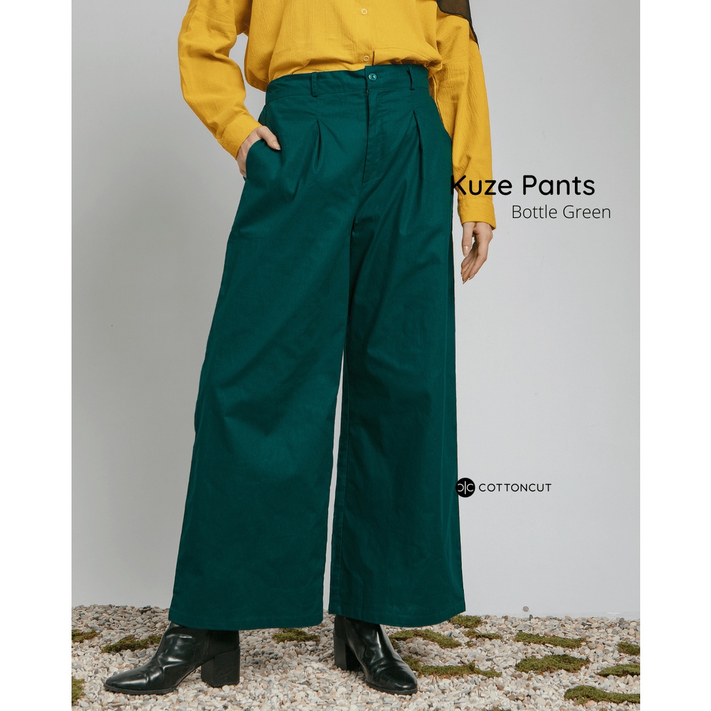 Cottoncut Kuze Pants Highwaist Pants Celana Wanita