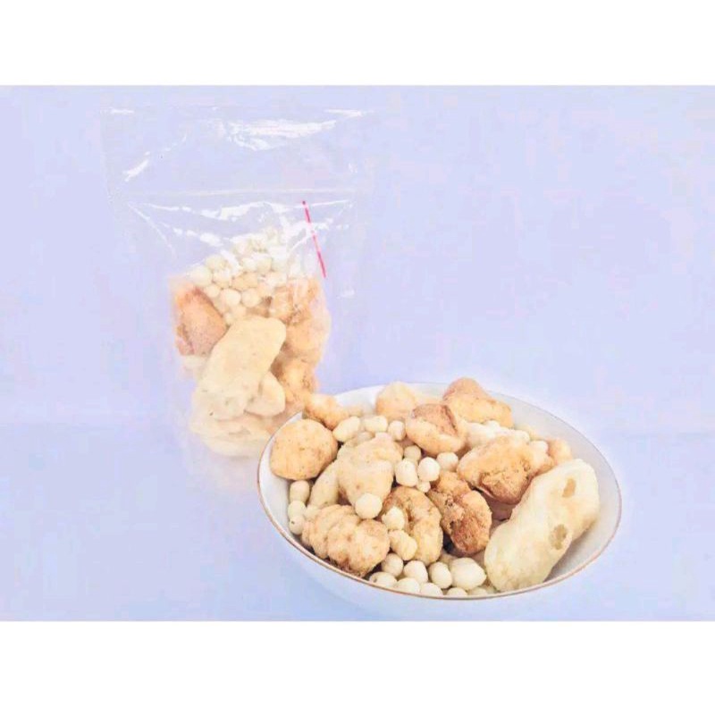 

Topping Komplit ( Cuanki Lidah, Batagor Mini, Sukro Cikur)