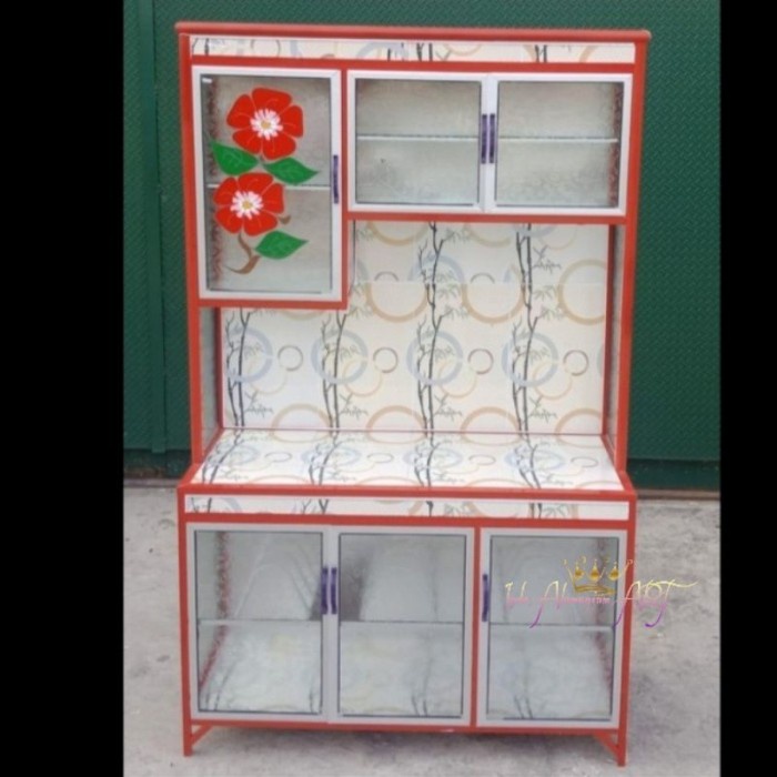 Rak Piring Tempat Kompor / Rak Dapur Mebel Alumunium Anti Karat