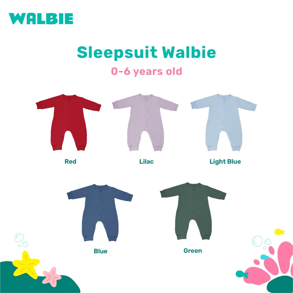 Walbie Sleepsuit Baju Tidur Bayi 005 (BISA TUKAR SIZE) Sleepsuit Piyama Anak Baju Tidur Bayi Baju jumper bayi Anak 0 Bulan - 2 Tahun Sleep Suit Bodysuit Sleepsuitspesaing libby uniqlo mooi velvet littlepalmerhaus kids