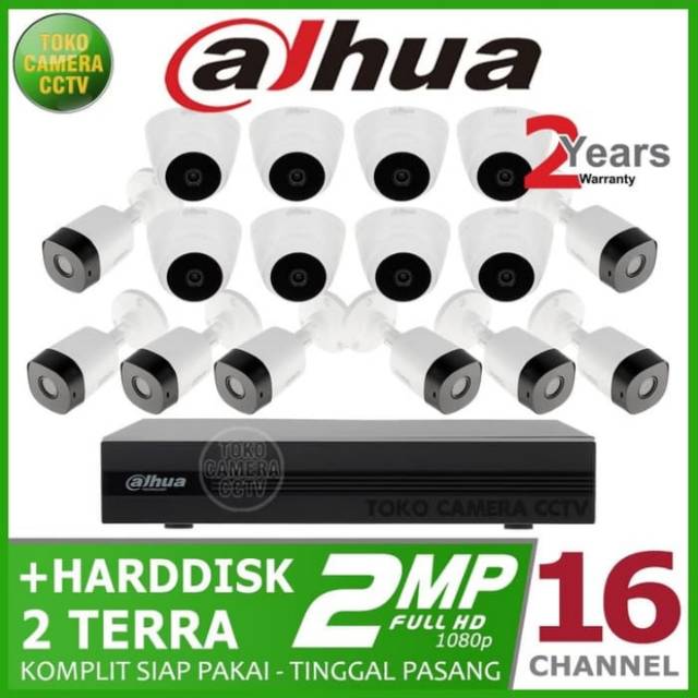 paket cctv dahua 16 channel