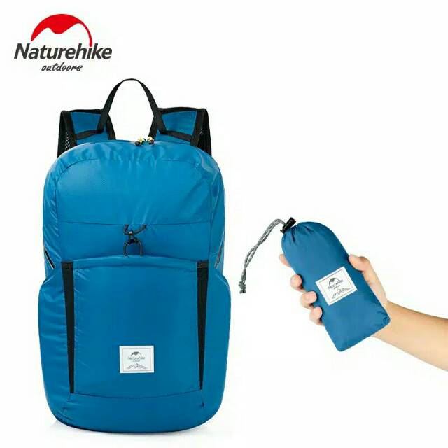 Tas lipat Naturehike 25L NH17A017-B backpack ultralight ransel waterproof travel