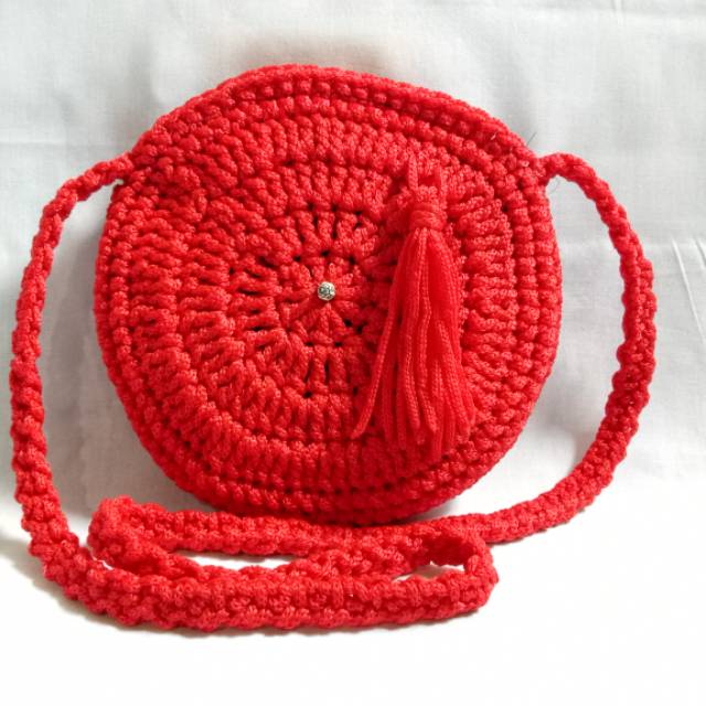 Tas Rajut Bulat