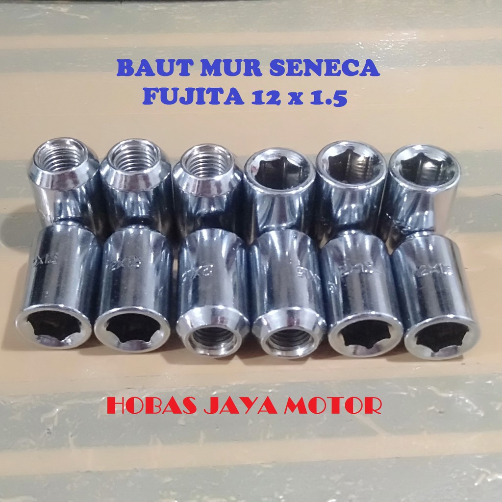 Jual Lugnut Mur Baut Roda Seneca L Velg Ban Mobil Ukuran 1,5 Harga 1 ...