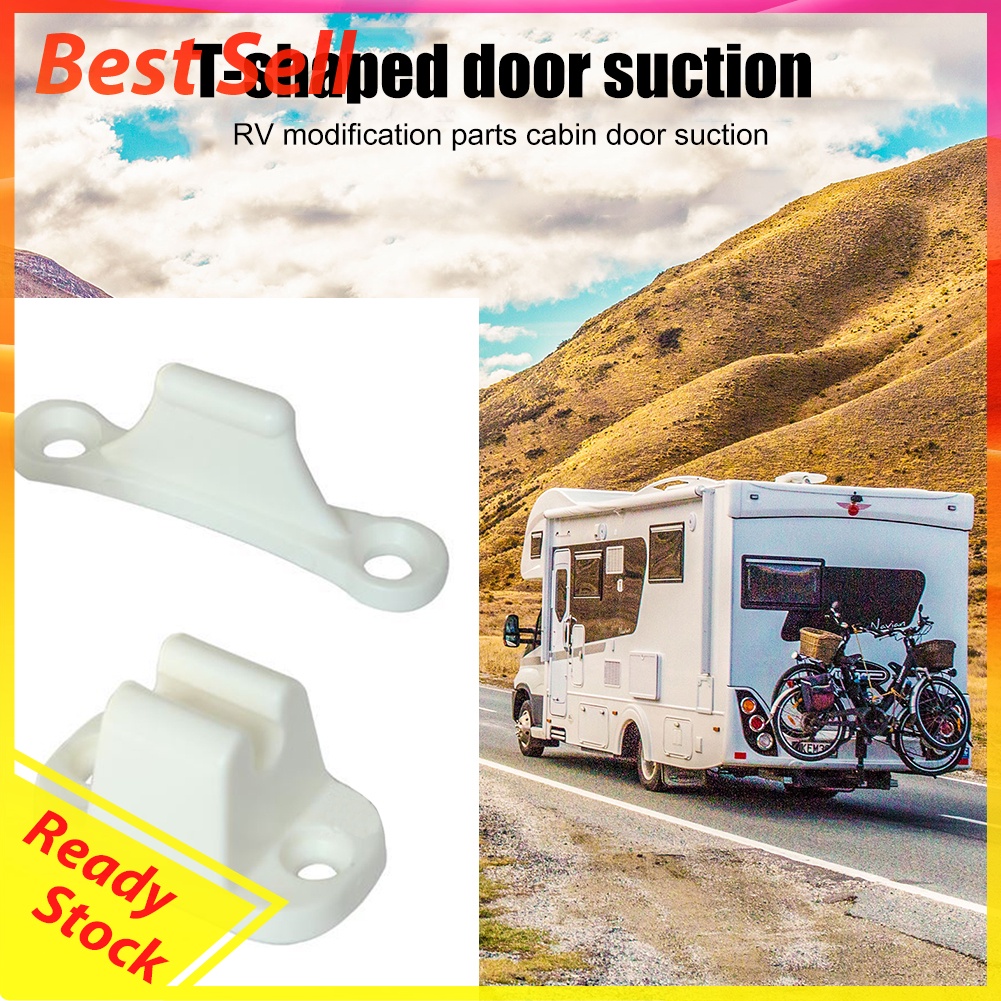 2pcs Nylon Caravan Stop Catch Retainer Holder Boat Door Lock Stopper Clip