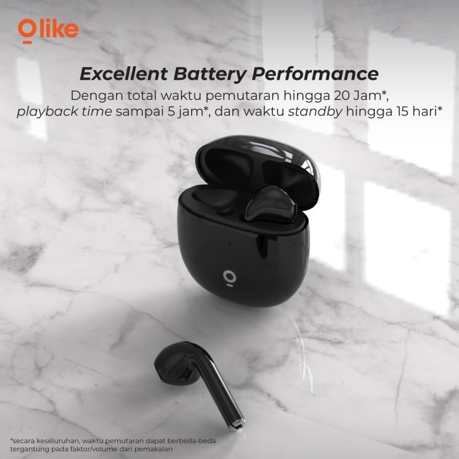 Olike T101 Wireless TWS Earphone Bluetooth - Garansi Resmi