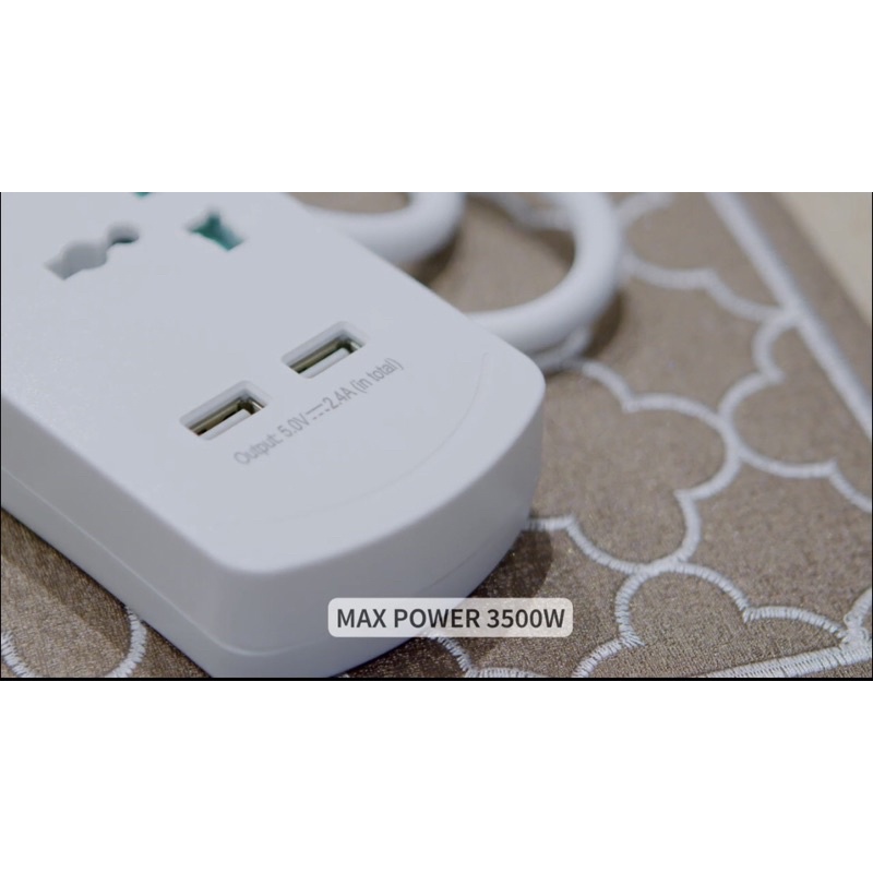 KRISBOW STOP KONTAK 4-5 SOCKET UNIVERSAL DENGAN USB/ACE MULTISOCKET 5 OUTLET UNNIV+USB/ACE KABEL ROLL/ACE KABEL EXTENSION/ACE TRAVEL ADAPTOR