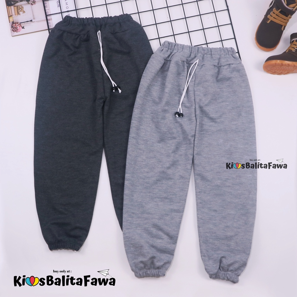 (Anak Perempuan) Jogger Molly Uk 1-12 Tahun / Joger Pants Anak Perempuan Murah Celana Panjang Polos babycinnamon