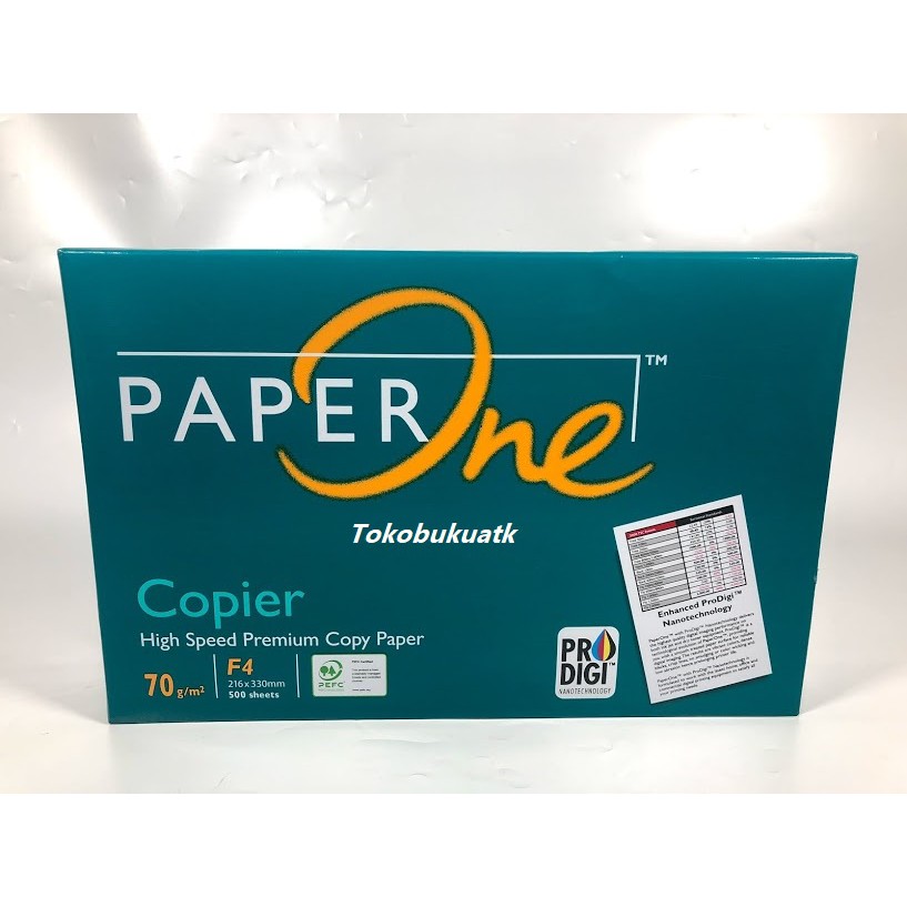 

Paper One 70Gr F4