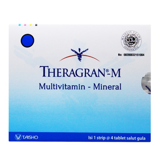 THERAGRAN M 1 STRIP 4 TABLET