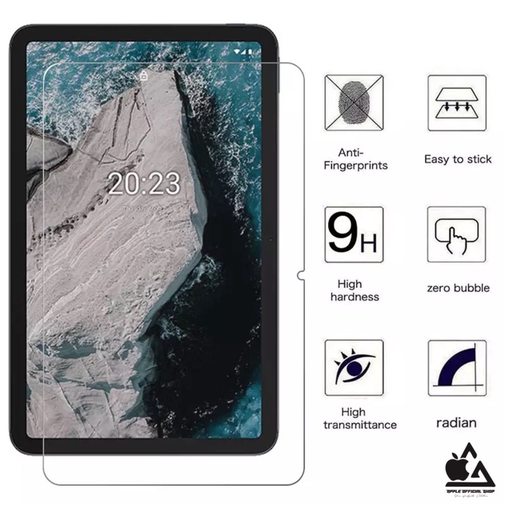 Tempered Glass Tablet Nokia TAB T20 10.4 inch 10.4” Screen Guard Protector Anti Gores Kaca Film Nano Glass Technology