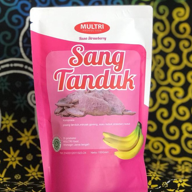

Sang Tanduk Keripik Pisang Rasa Strawberry