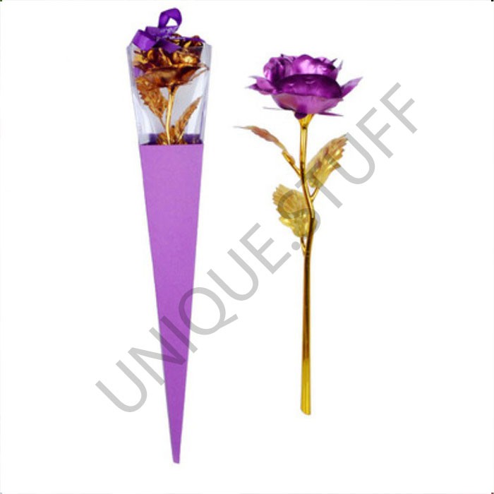 Mini artificial hand bouquet buket bunga palsu emas