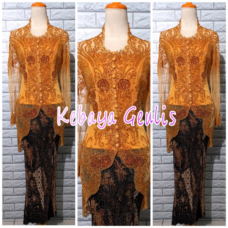 set kebaya pesta kerah sunda kebaya murah