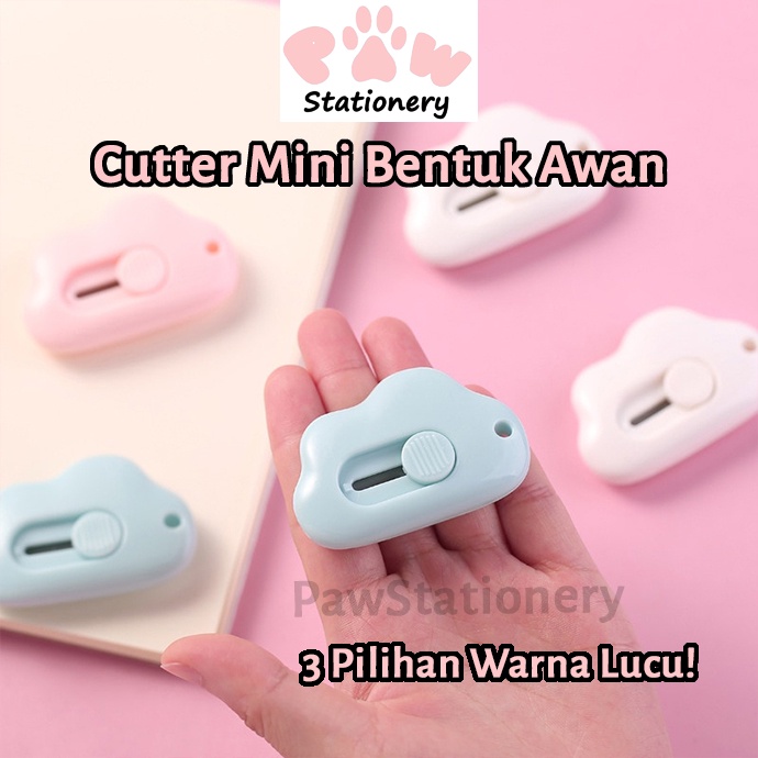 

Cutter Mini Bentuk Awan Cutter Imut Cutter Lucu Cutter Kecil Cloud Cutter Kecil Pembuka Surat