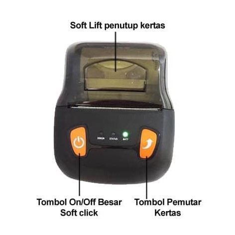 Printer mobile bluetooth, bluetooth printer mini, printer thermal POS