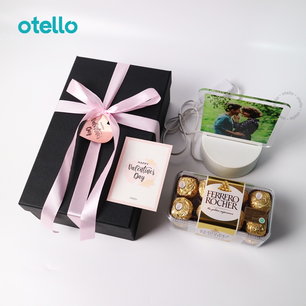 LOVE Hadiah Valentine Gift Set Kado Custom Unik Pacar Cokelat Ferrero Rocher Parcel Romantis