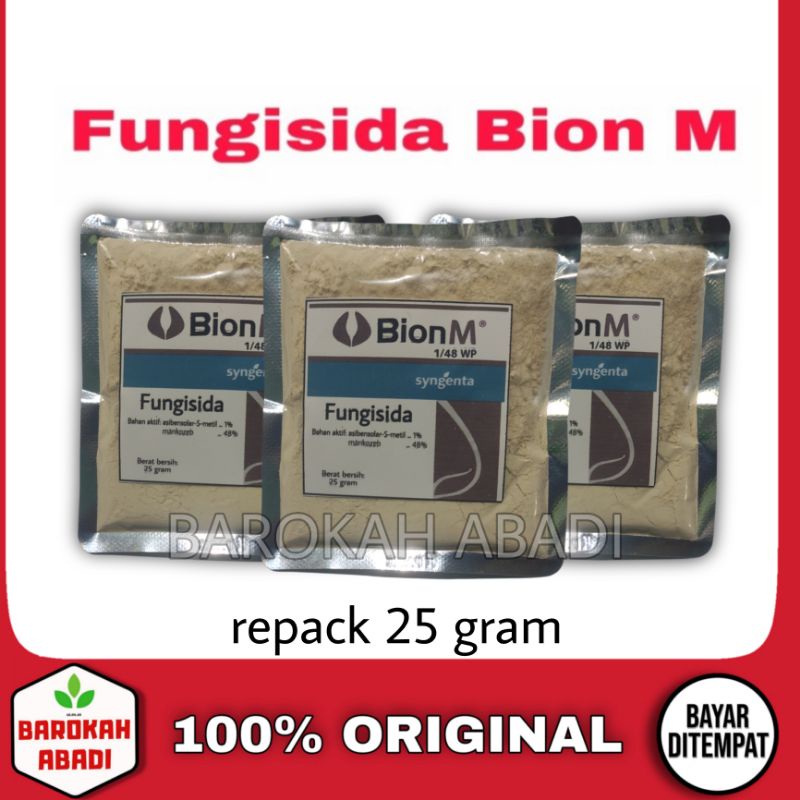 BION M 1/48 WP fungisida tanaman premium 25 gram