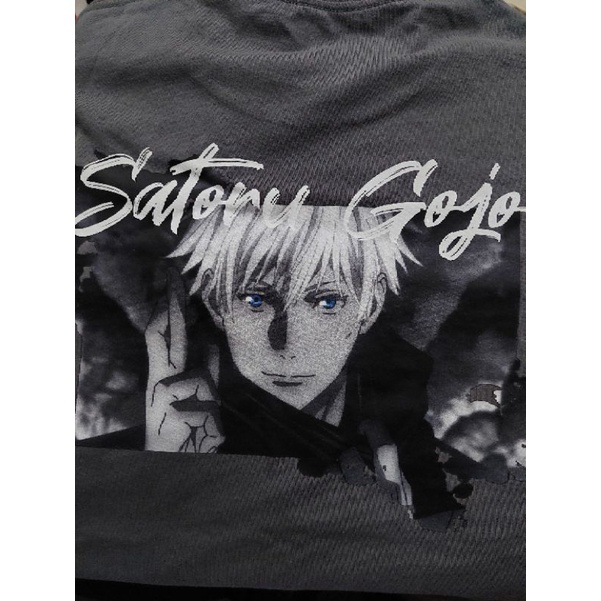 T Shirt ORI UNIQLO x JUJUTSU KAISEN Wave 2 Anime Edition - GOJO SATORU SIZE L - READY STOCK