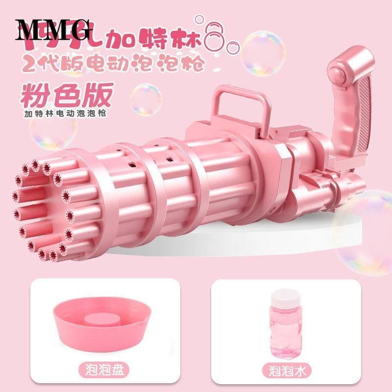 Mainan Buble Elektrik Gatting Gun/Machine Gun Elextrik Bubble Mainan Anak